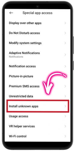 Allow installs from unknown sources Android settings Big Bass Bonanza app