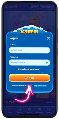 Log in to casino account Big Bass Bonanza app Android