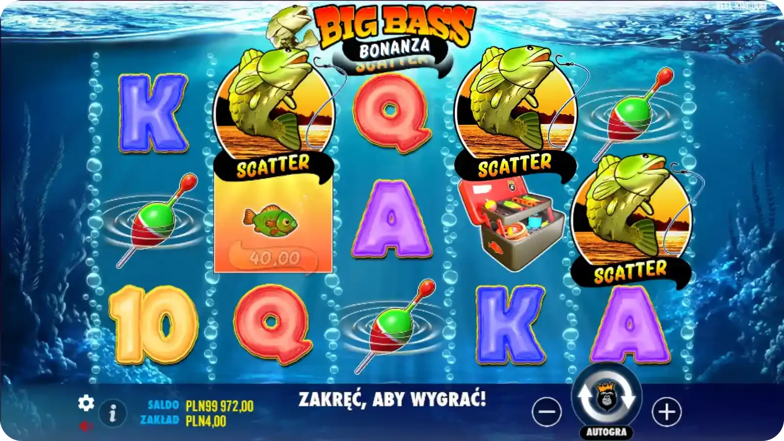 Darmowe spiny Big Bass Bonanza