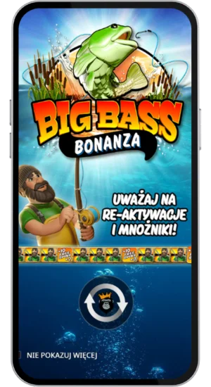 Ekran startowy Big Bass Bonanza