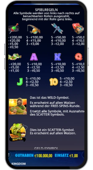 Gewinnkombination Big Bass