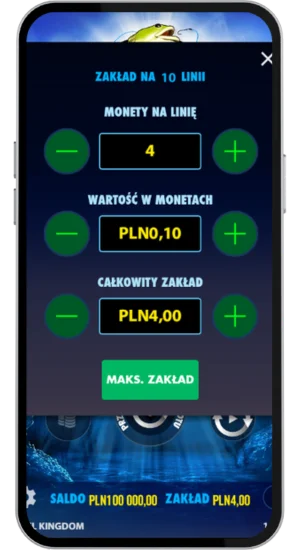 Ustaw zakład Big Bass Bonanza